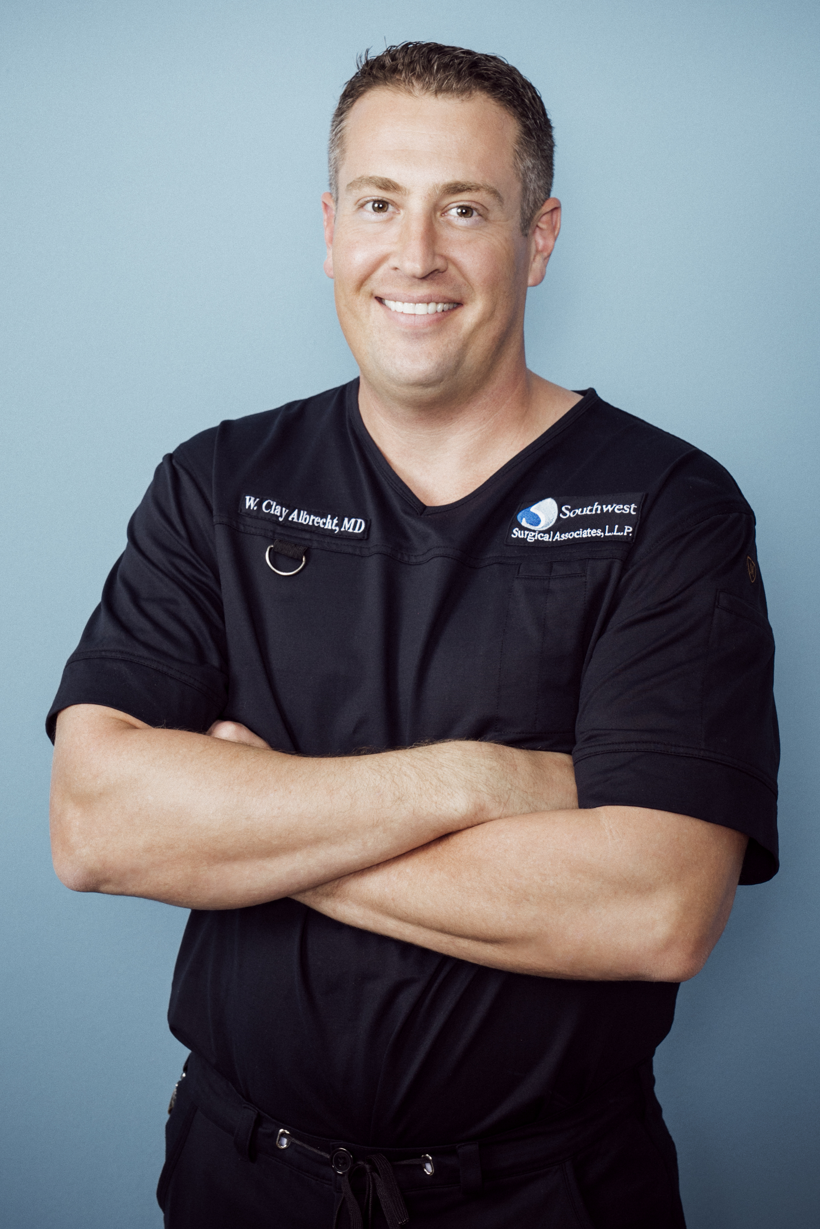 Dr Clay Albrecht  Robotic Surgeon