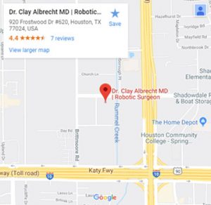 dr. clay albrecht google map